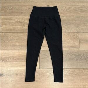 BEYOND YOGA Darkest Night Spacedye Caught In The Midi High Waisted Leggings Sz S